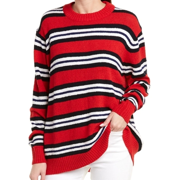 Tularosa Robbins Wool Blend Sweater Striped Womens NEW - Picture 2 of 6